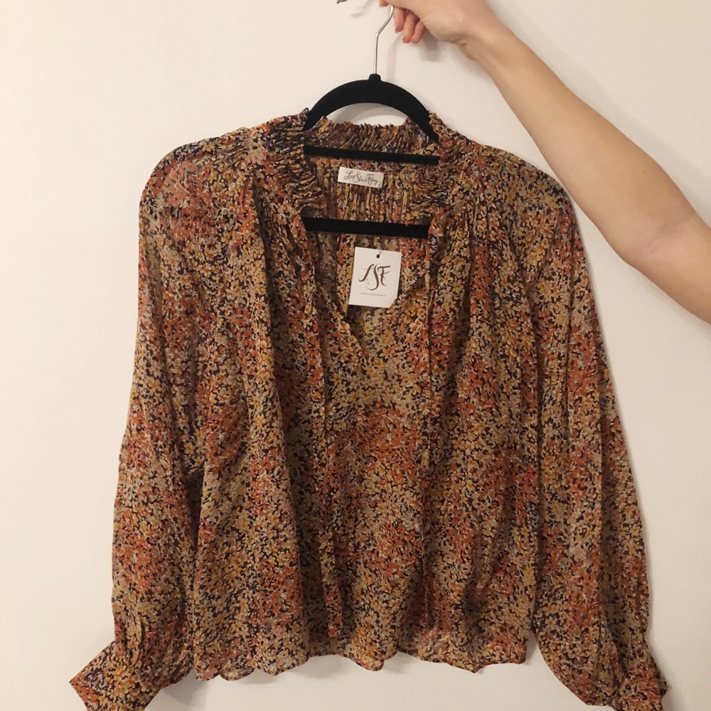 Floral Silk Blouse
